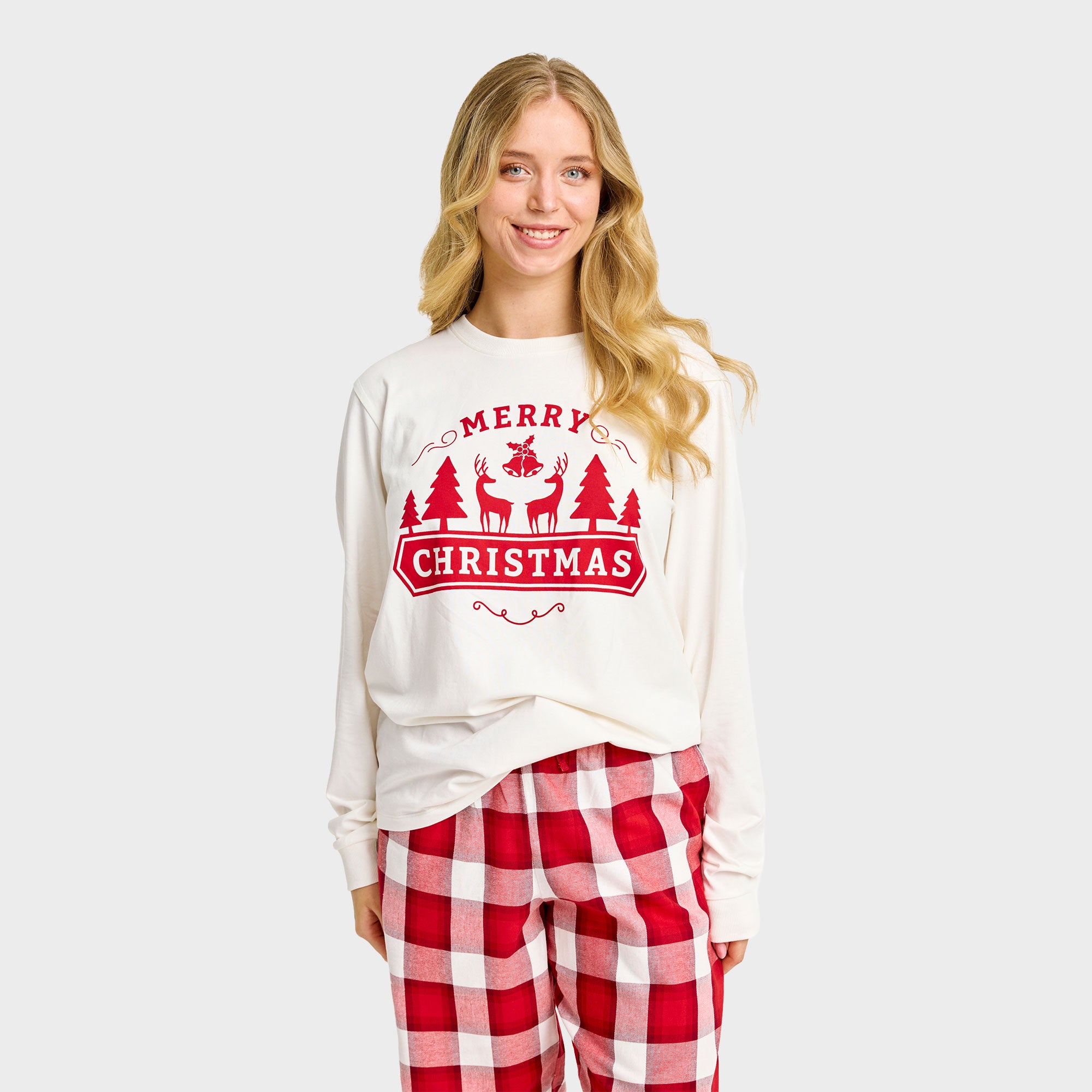 The Merry Christmas Pyjamas Top - Dame